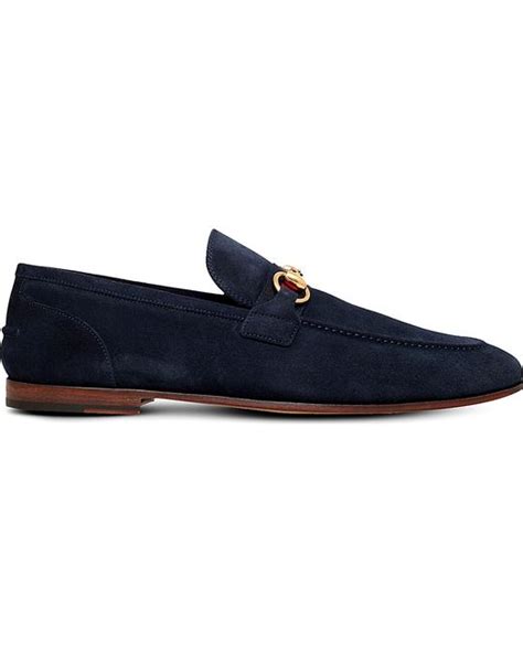 gucci elanor bit loafer blue